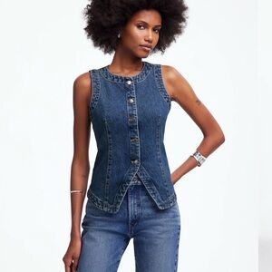 Women's Blue Denim Jean Shirt